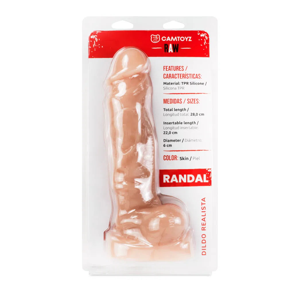 Dildo Realista Randal 28 cm Piel