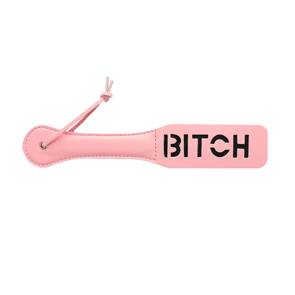Paleta para Nalgadas Kinki Bitch Rosado Bitch Abierta