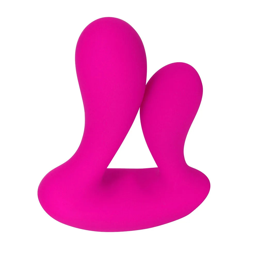 Vibrador Dual Recargable Fucsia