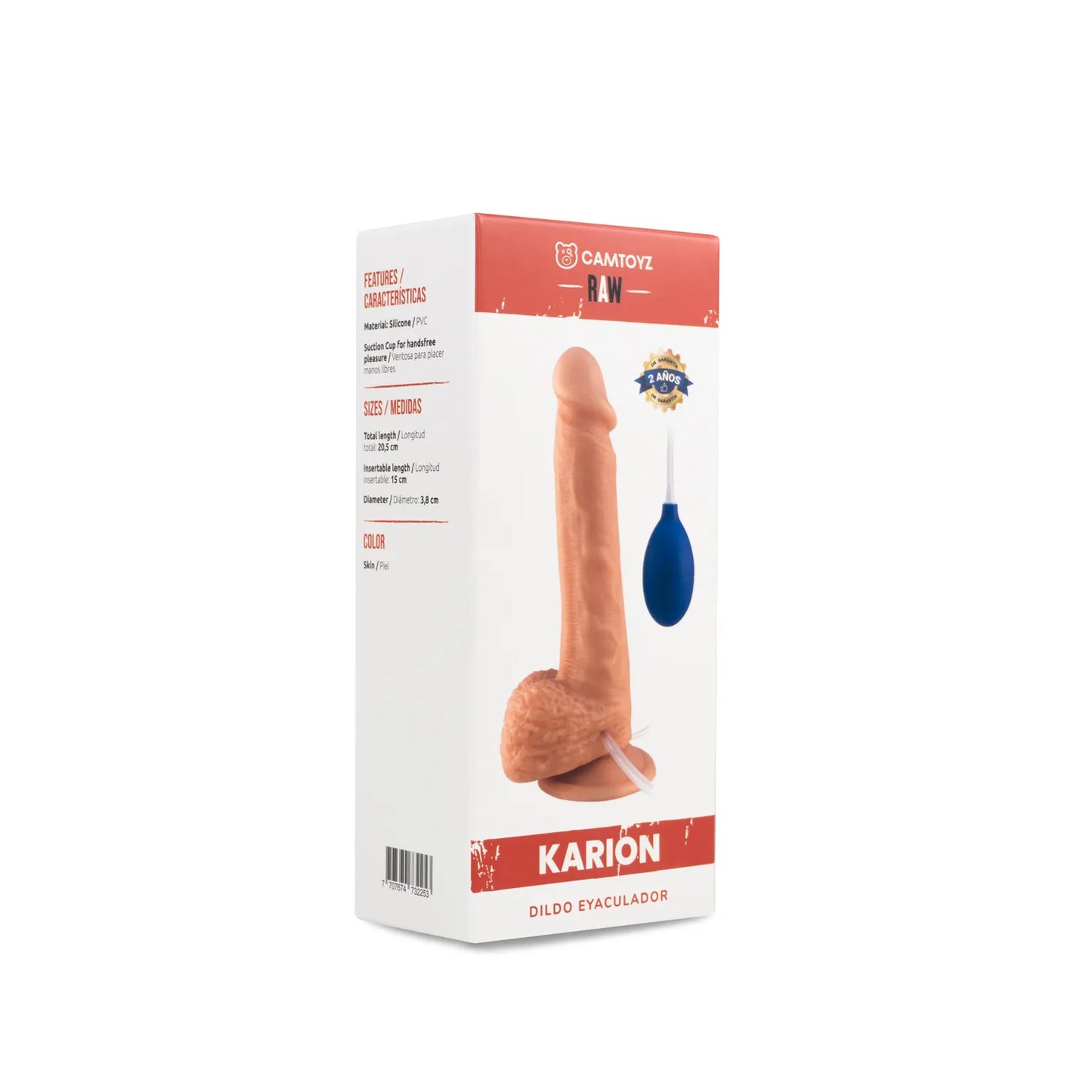 Dildo Realista Eyaculador Karion