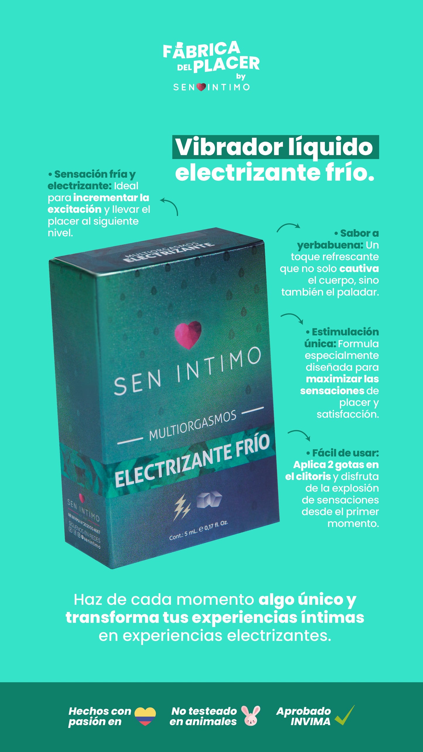 Electrizante frío sen 15ml