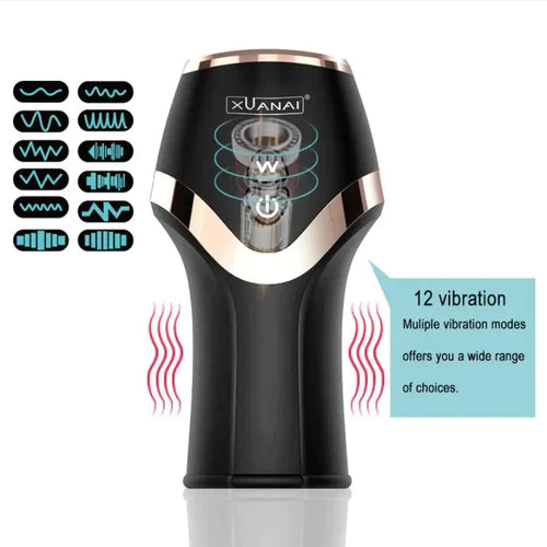 Vagina con vibración cristal