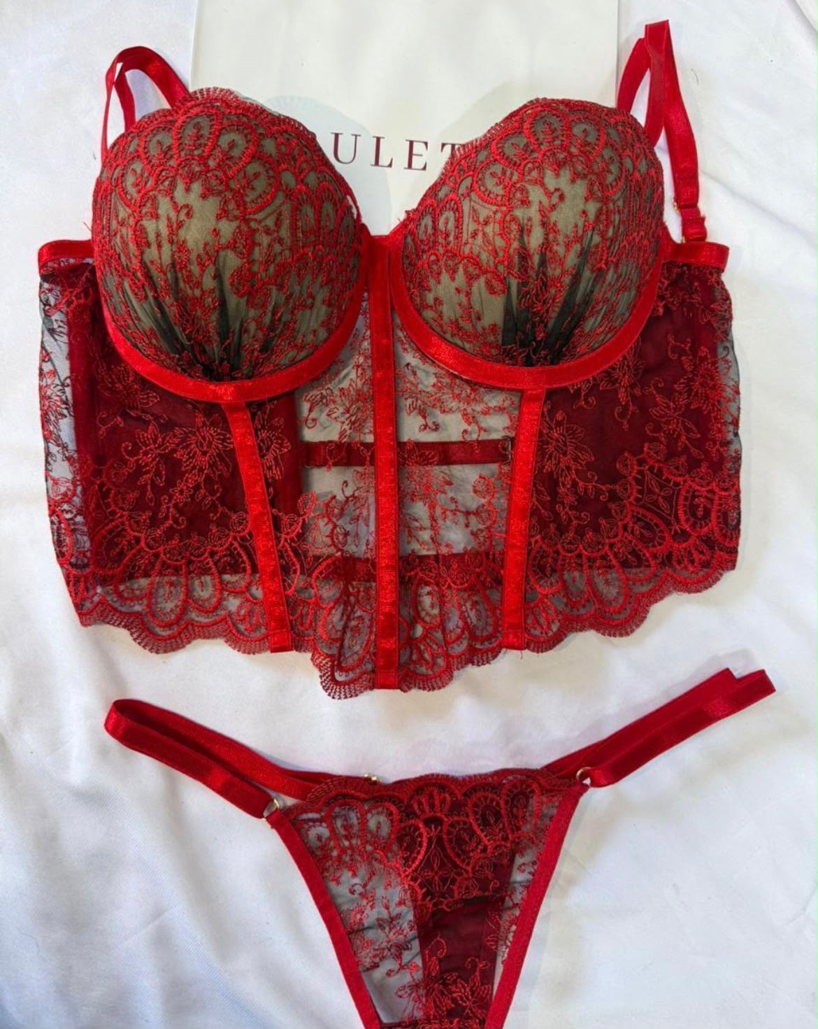 Corset Sam rojo