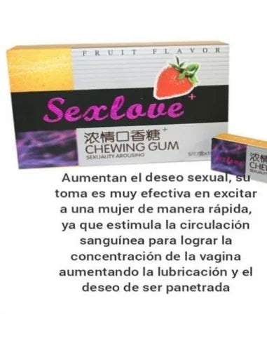 Chicles exitantes sexlove