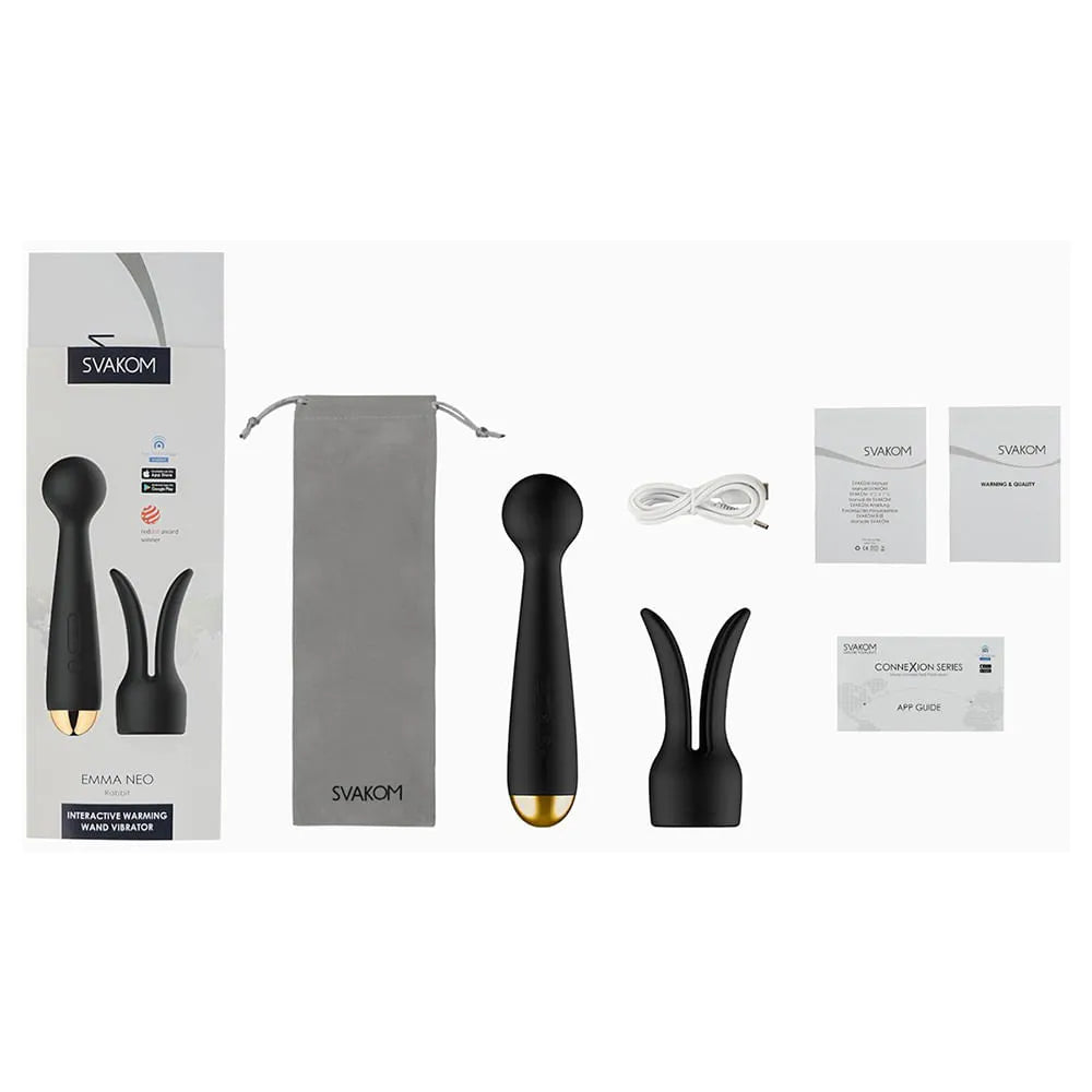 Vibrador Hitachi con App Emma Neo Svakom Negro