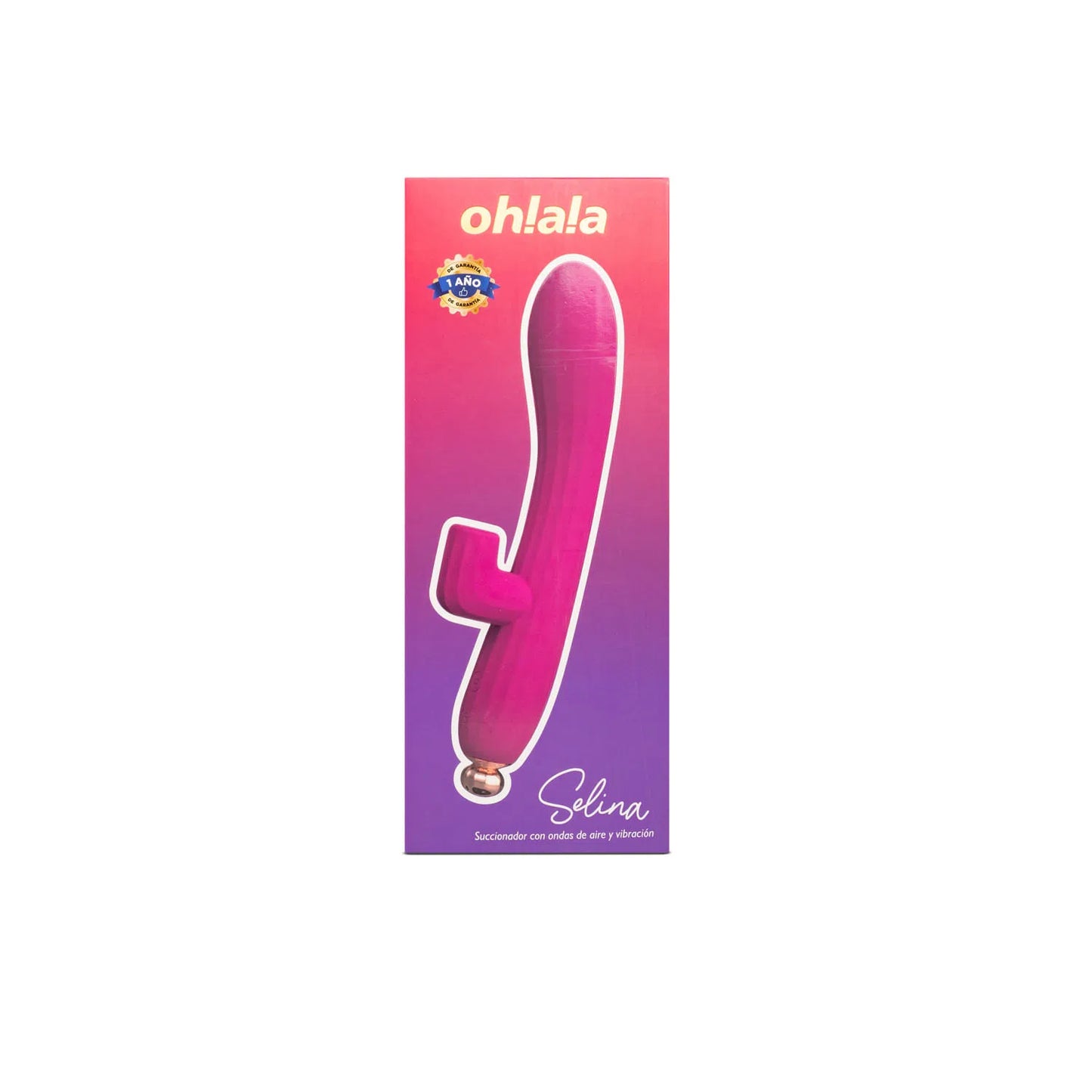 Vibrador Doble Selina Fucsia