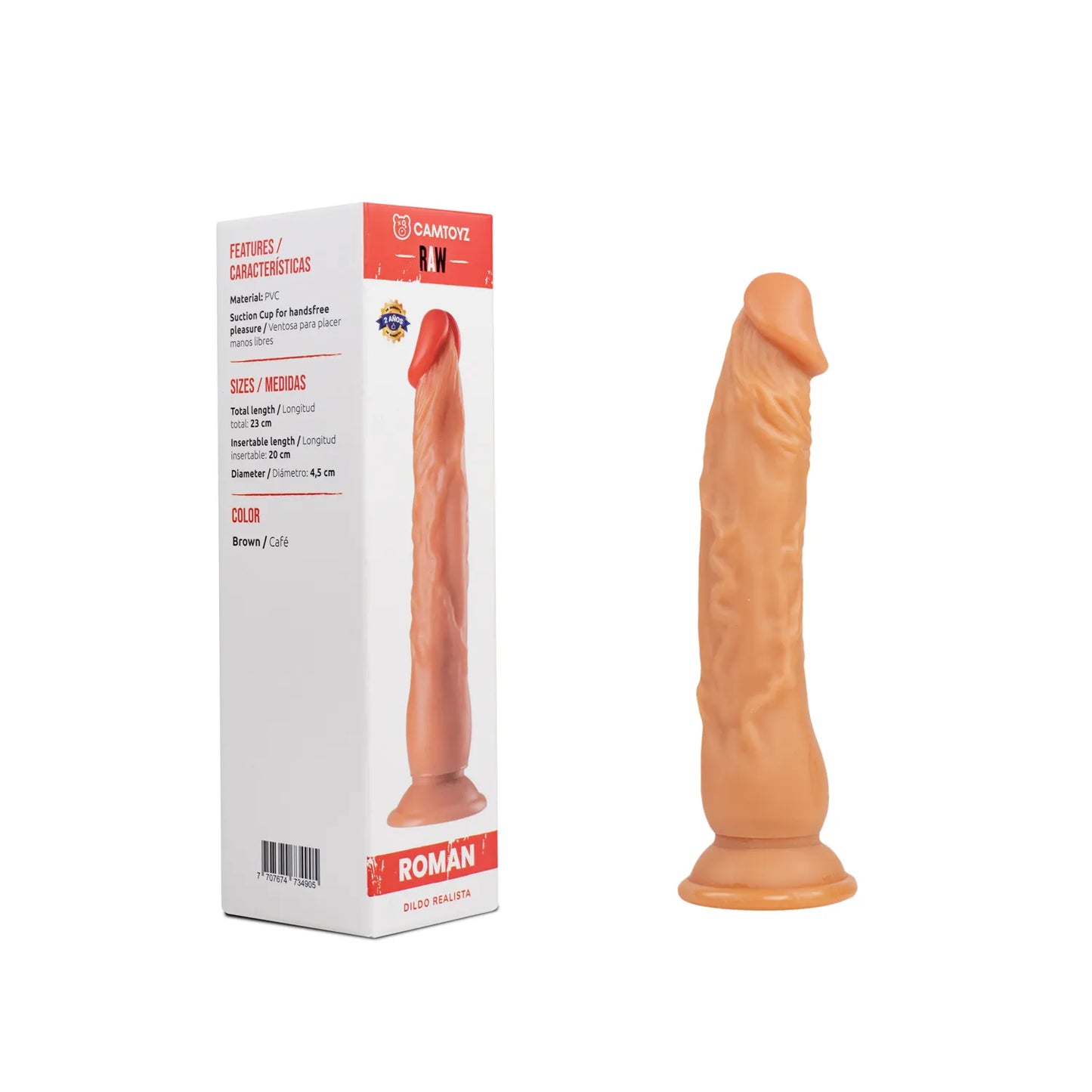 Raw Dildo Realista Roman