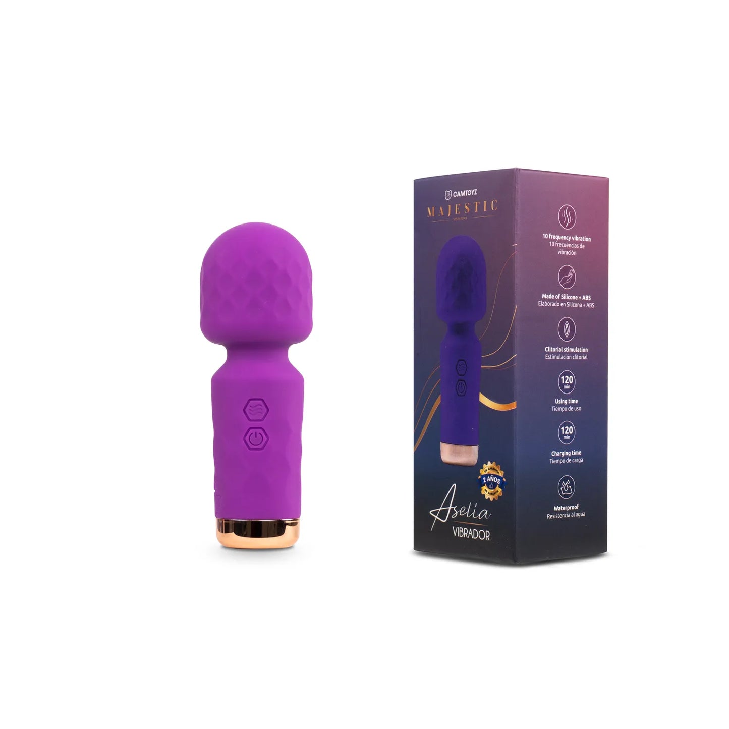 Vibrador Aselia Majestic Morado (Hitachi)