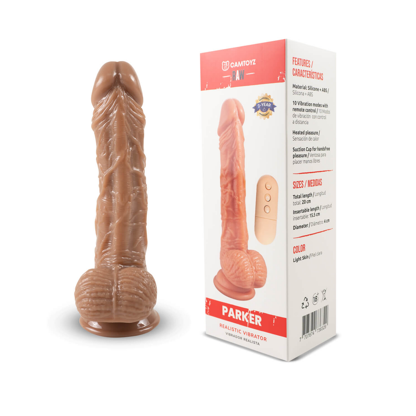 Vibrador Realista Parker