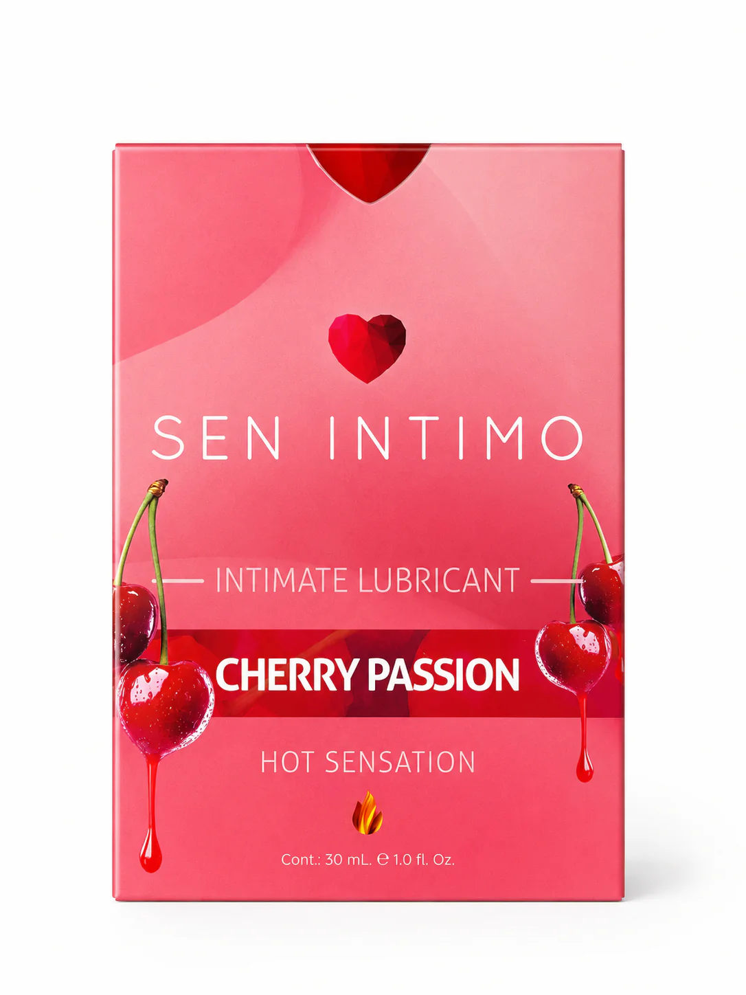 Lubricante caliente cereza 30ml sen íntimo