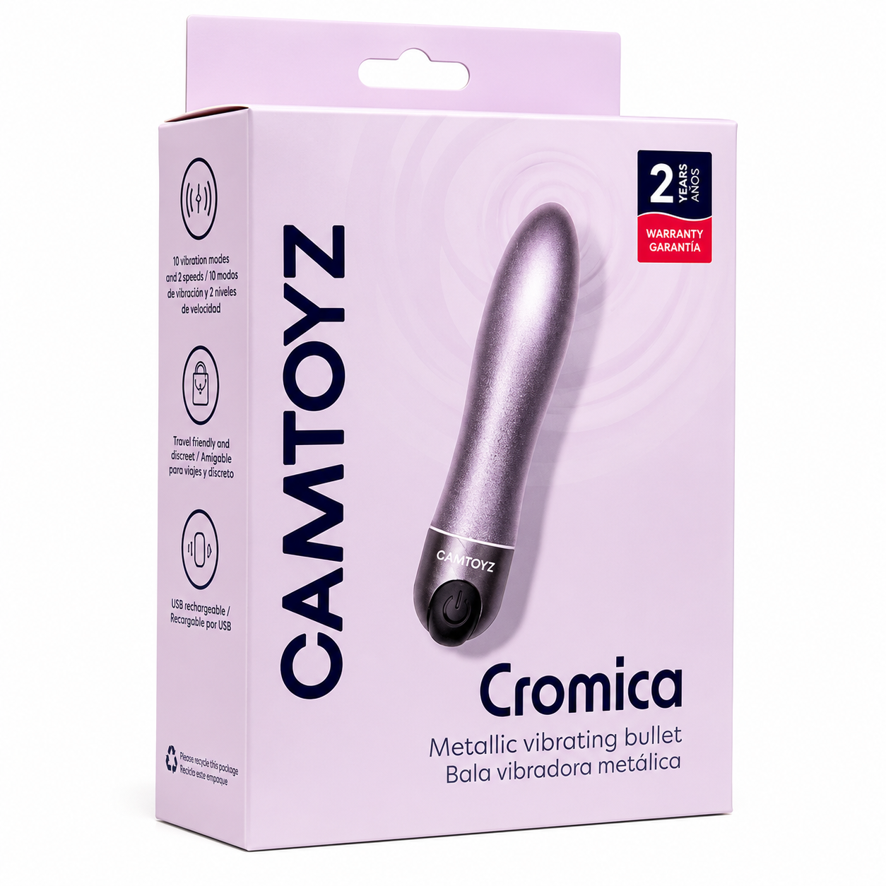 Cromica bala vibradora metálica Camtoys