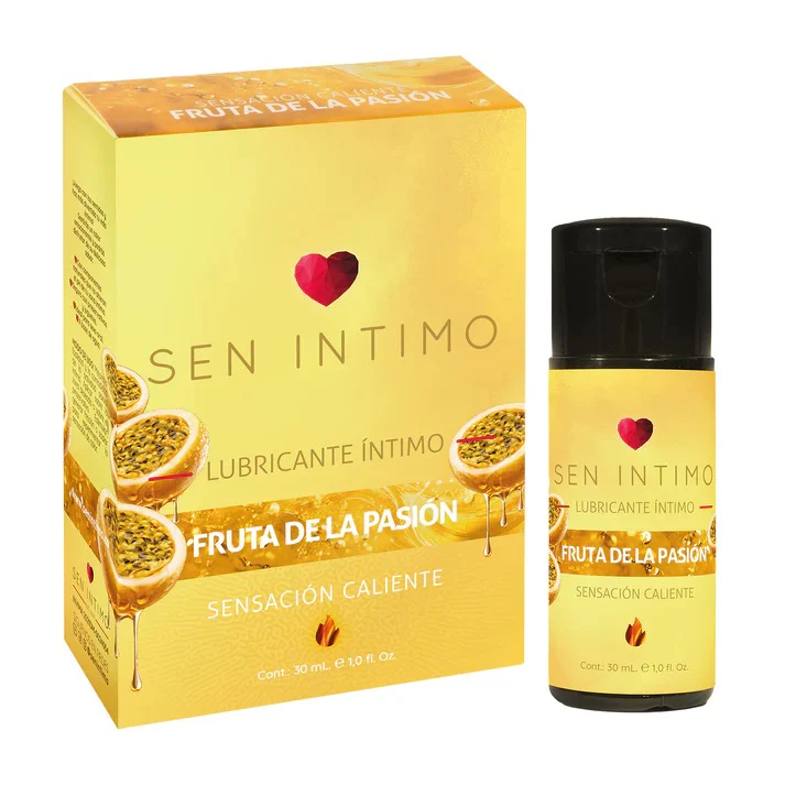 Lubricante caliente Passion Fruit (maracuyá) sen íntimo 30ml