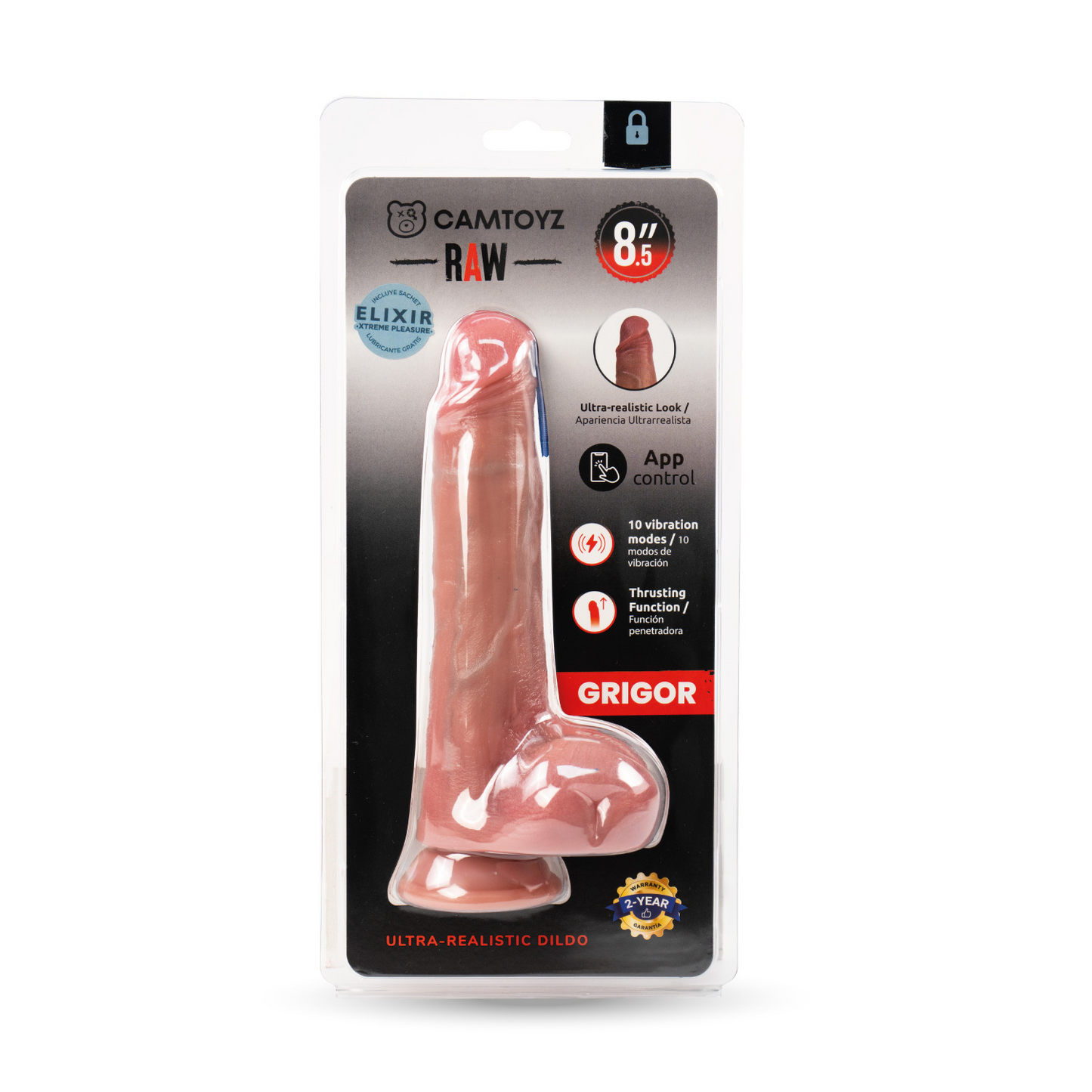 Dildo ultrarealista con APP Grigor camtoyz