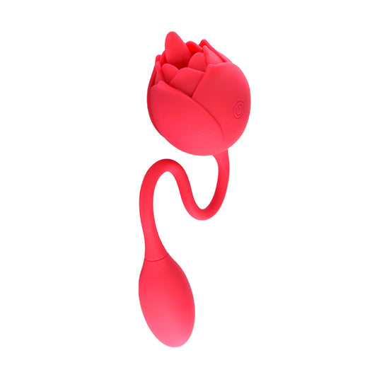 ROSE RED – VIBRADOR DOBLE ESTIMULACIÓN CON APP