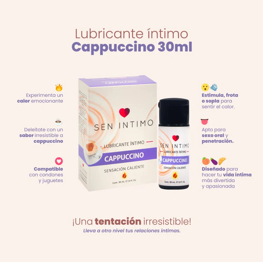 Lubricante íntimo sen Capuccino 30ml