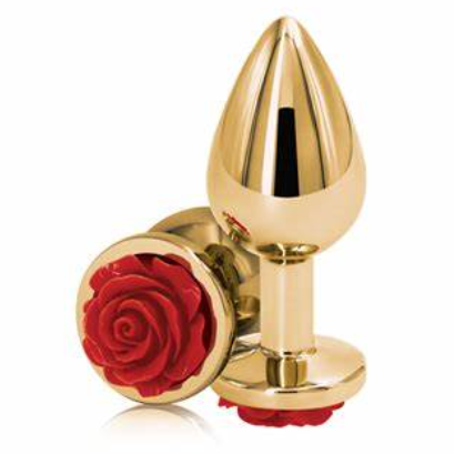 Plug anal Rose rojo