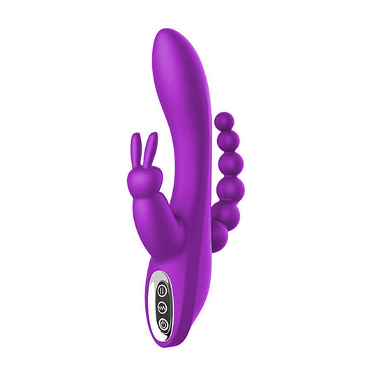 Vibrador Rabbit triple estimulación