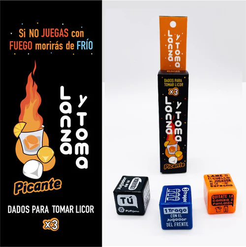 Juego lanza y toma picante